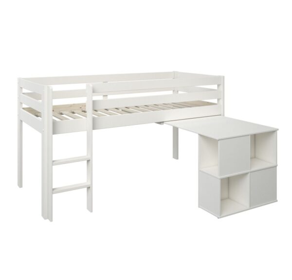 Custom midsleeper with pull out desk - cutout