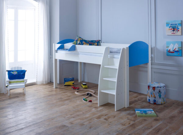 Eli blue midsleeper - Cabin bed for small room
