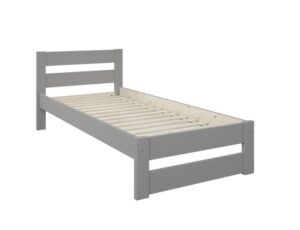 Chunki grey single bed