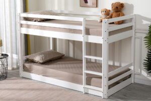 Modit cabin white bunk bed